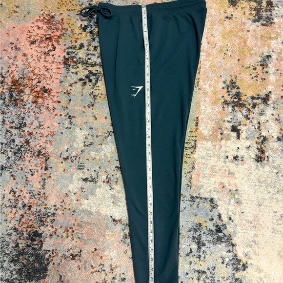 Gymshark Joggers Sweatpants - Teal with Zip Pockets and Drawstring Waist - Picture 4 of 7